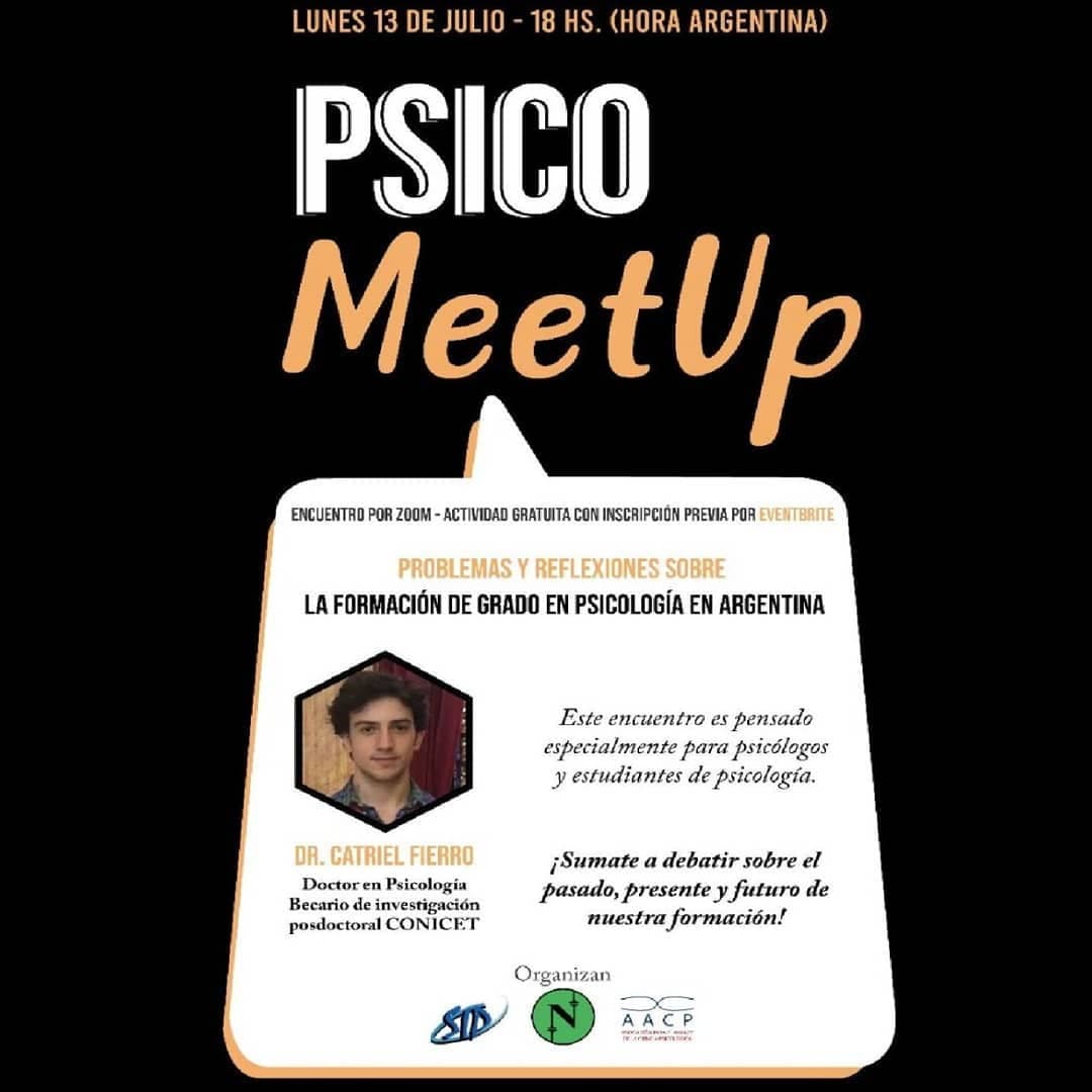 👋🏼Hola! Interrumpimos tu empacho de churros para contarte que estás cordialmente invitadx a nuestro 3er Psicomeetup.