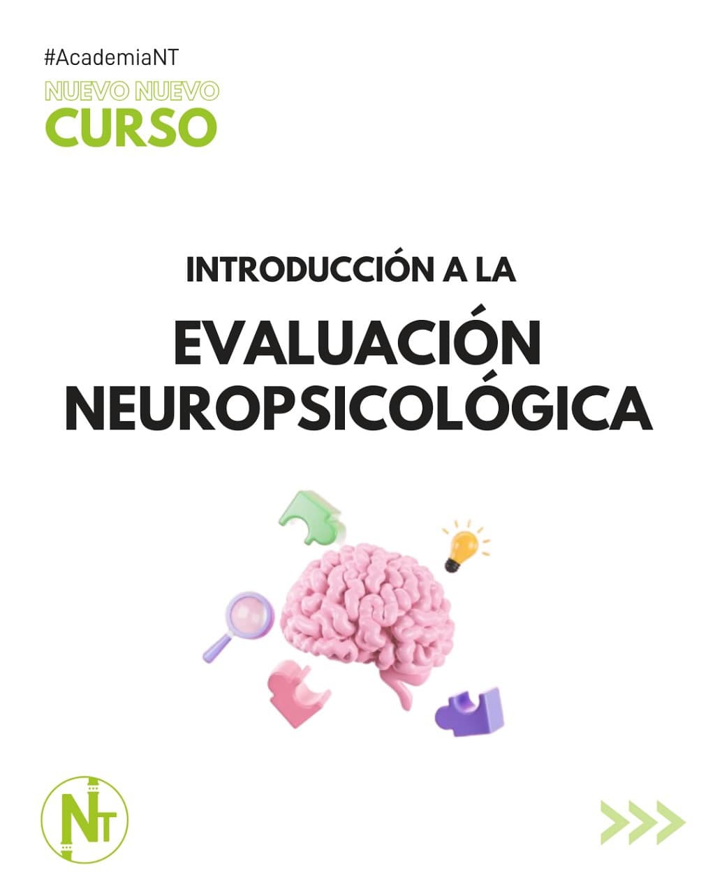 ¡Construí una base sólida en Neuropsicología a tu propio ritmo! 🚀 Nuestro curso “Introducción a la Evaluación Neuropsico