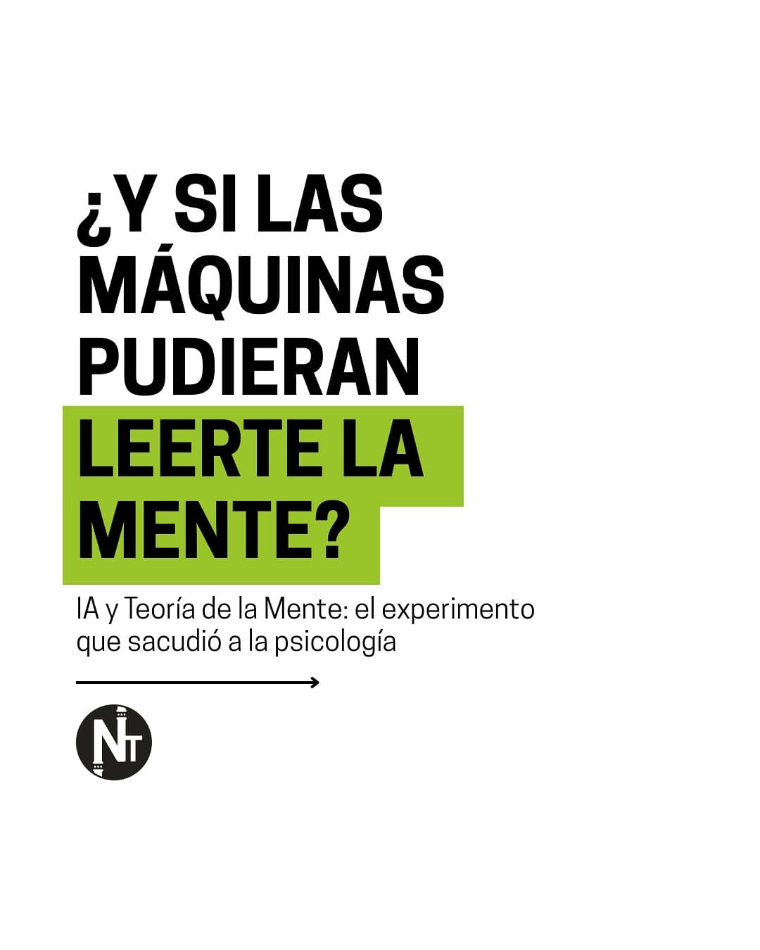 🧠 Hasta hace poco, la Teoría de la Mente era una capacidad que creíamos exclusivamente humana. Pero un nuevo estudio pus