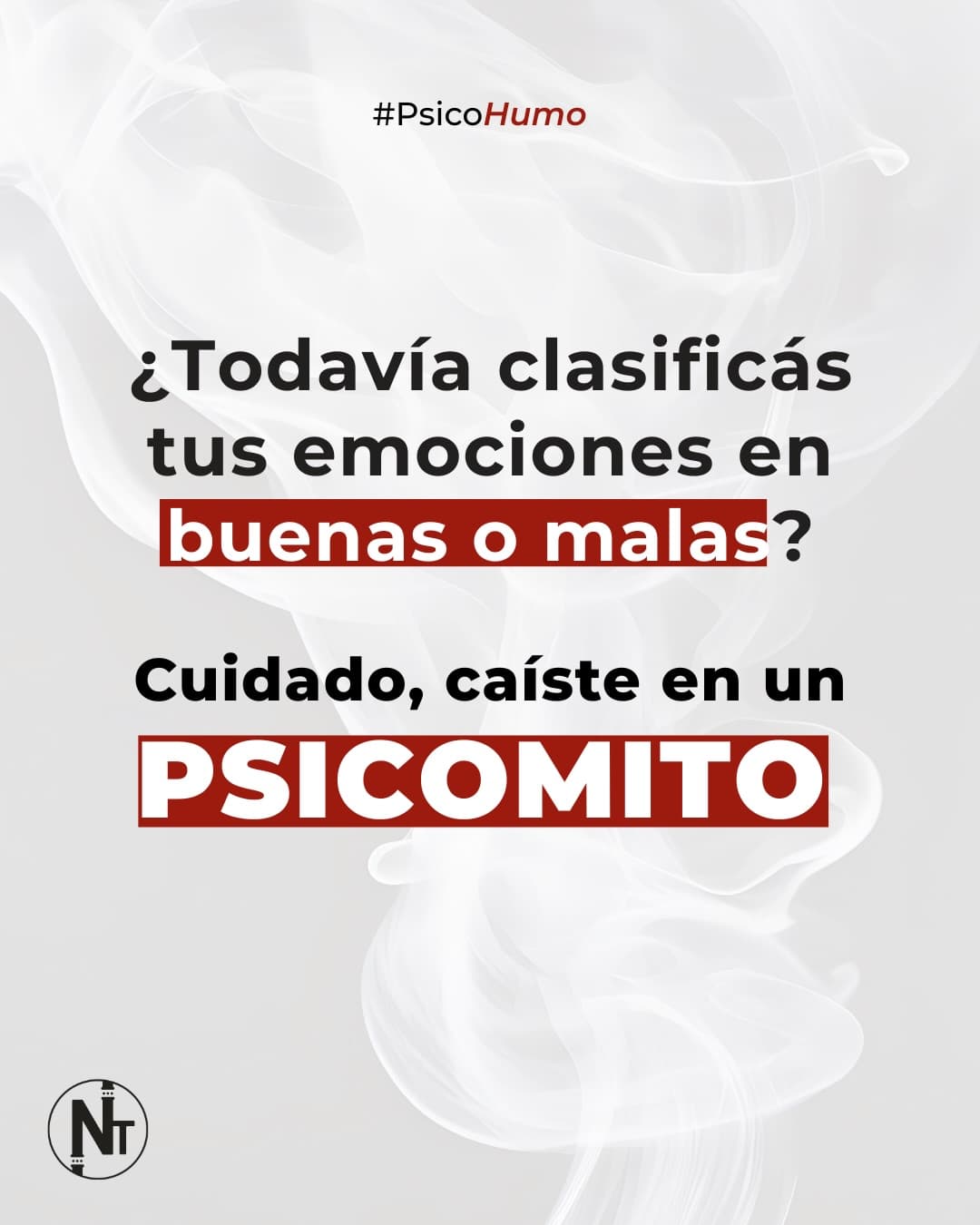 ¿Todavía clasificas tus emociones en positivas y negativas? ¡Desliza las imágenes que tenemos algo para contarte! Escrit