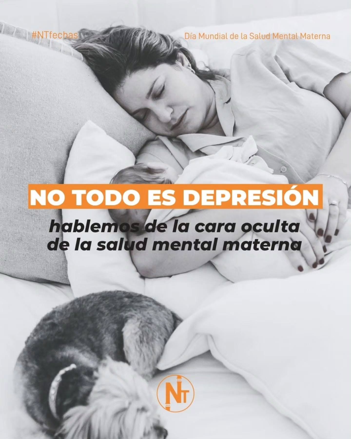 Hoy es el Día Mundial de la Salud Mental Materna 🤰🏼 y queremos visibilizar que en este momento, también pueden aparecer